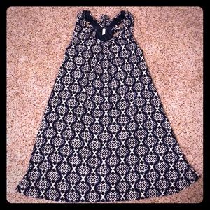 PinkBlush Navy Blue Tribal Dress